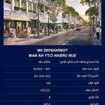 Biệt thự liền kề, chỉ từ 5x tỷ, booking ưu đãi ngay, sun urban city, phủ lý, tp đáng sống