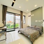 Căn studio đẹp mê ly - ban công siêu rộng - tầng cao thoáng gió