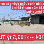 đất lớn mặt tiền đường liên huyện, p. thái hòa, tp tân uyên