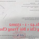 Bán lô 2 mặt tiền trục huyết mạch hoà xuân đường lê quảng chí và bùi trang chước b1.42 lô 1