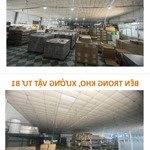 Hocmon, hcm.. dtich 23.000m2 đất, 14.000m2 xưởng . cho thuê 70k/m2(thương lượng)