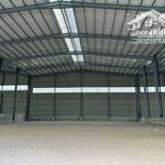 Cho thuê 3.500m2 kho xưởng đất 5.500m2 ngoài kcn bến cát bình dương