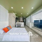 Phòng balcony rộng 50m2 full nội thất, an ninh ngay phan xích long gần đh mỹ thuật, uef......