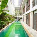 Cho thuê lâu dài nhà 980m2 sân vườn, hồ bơi, hầm 3 lầu 9 phòng lớn làm airbnb, nhà hàng