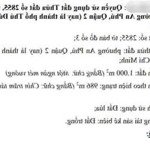 Thông báo giảm giá lần 7 ( tha) - thửa đất số 2855, tờ bản đồ số 3,phường an phú, thành ph