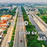 Bán 100m2 mặt ql3 nguyên khê đông anh, kinh doanh sầm uất, ngay cạnh ngân hàng, view kênh sông đào