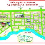 Bán lô đất mặt tiền kdc tân quy đông, 6x18, sổ hồng, xây dựng ngay, chốt bán 13ty7