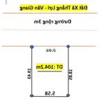 Quá rẻ - đầu tư sinh lời - dt 104.m2 thắng lợi, văn giang, hưng yên (nhanh còn kịp)