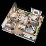 Chuyển nhượng 3 phòng ngủ99.5m2 the wisteria giá bán 5,1tỷ, đầu năm sau nhận nhà