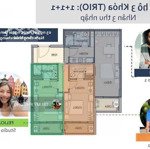 Hiếm, bán căn hộ 3pn + view sông - delasol, quận 4 - phù hợp kd cho thuê, lợi nhuận 33 triệu/tháng