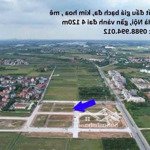 Bán lô góc đấu giá bạch đa, kim hoa, mê linh, hà nội giáp vành đai 4. diện tích 117m2 lô góc 3 mặt