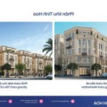 Bán shophouse 85m2 vin cổ loa dãy thiên nga 1 siêu hot view 3 tòa chung cư cao cấp view vườn hoa