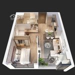 Chỉnh chủ bán l27m.0303 (50,6m2) 1pn+1 view nội khu công viên đẹp và thoáng nhất masteri waterfront