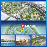 Dinh thự dát vàng 18k hoàng gia, view công viên với dải cây xanh tươi mát, phía sau là biển hồ nước