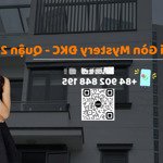 Bán nhà sài gòn mystery đảo kim cương quận 2 - 126m2, 3.5 tầng, hướng tây bắc - giá 35 tỷ