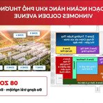 Suất ng shophouse dự án vinhomes golden avenue chỉ từ 1,8 tỷ(30%) cam kết thuê lại 16%/4 năm