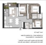 Bán căn 3pn tháp a5 dự án eaton park diện tích 104m2 view công viên và khu thể thao rạch chiếc