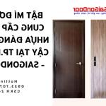 Bật mí đơn vị cung cấp cửa nhựa đáng tin cậy tại tp.hcm - saigondoor