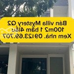 Bán biệt thự saigon mystery villas giá 25 tỷ vnd tại quận 2