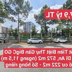 Mặt tiền biệt thự gần bigc go, kế ngã 3 cây lơn, p. đông hòa, tp. dĩ an