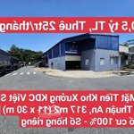 2 mặt tiền kho xưởng kdc việt sing, p. an phú, tp. thuận an