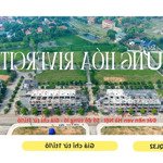 Cắt lỗ lô đất 85m2 tại hưng hóa rivercity - tam nông phú thọ - đã có sổ riêng - liên hệ: 0974.555.771