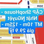 Bán cặp shophouse nhật nguyệt 3 125m2 mt 10m giá 29.9 tỷ, sát vincom, tháp vp 45 tầng