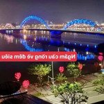 Toà căn hộ 9 tầng-view cầu rồng phun lửa - ngay sát chợ đêm-dthu hơn 1ty2/năm. bán gấp chỉ 24ty.