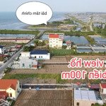 đất biển quất lâm giá rẻ đầu tư 80-100m2 bán gấp 3 lô đất biển view hồ. đối diện bãi tắm chính