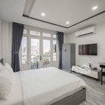 Studio bancony thoáng,full nội thất,ngay bờ kè cầu bông,an gia investment,cv lê văn tám,gem center