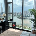 Cho thuê căn góc 2 phòng ngủ empire city view trực diện sông,view quận 1,bitexco, nội thất siêu đẹp