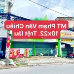 ️nhà (10x22) trệt 1 lầu, trống suốt mt phạm văn chiêu, kd đa ngành