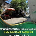 Bán đấu giá tài sản khách hàng vietcombank, đất 342,5m2, 10.875.524.274 đồng nhà 374,8m2 (cấp 4).