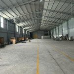 Cho thuê 2100m2 xưởng 2 mặt tiền thuận an bình dương