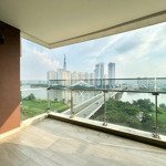 Siêu phẩm 4pn + 1 phòng giúp việc, view trực diện cầu thủ thiêm tại the river, giá 90tr/tháng bp