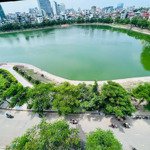 Mặt hồ linh quang - 7m mặt tiền quyền lực, view hồ, vườn hoa, 2 vỉa hè. kinh doanh đỉnh,45m2x7 tầng