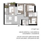 Căn hộ 3 phòng ngủdự án eaton park tháp a1/diện tích104m2 giá hot 15,6 tỷ ( full 102%)