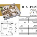 Chính chủ bán căn 2pn full nội thất, 64 m2 dự án tecco diamond bao phí sang tên, lh 0968622669