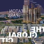 Mở bán căn hộ masteri grand view - phân khu cao tầng the global city, giỏ hàng tốt nhất cđt, ck 16%