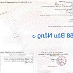 Bán đất bàu năng 3,thông lý thái tông,hòa minh, liên chiểu