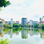 Bán nhà mặt hồ đầm tròn - 135 đội cấn đường 3 ô tô tránh view mặt hồ, dt: 99m2 mt 6m giá 35 tỷ