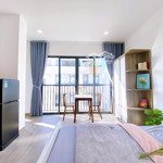 Cho thuê studio 25m2, cửa sổ trời lớn, full nội thất tại đảo kim cương