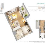 Studio, giá tốt 2,35 tỷ vnd, 32 m2, full nội thất