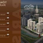 Mở bán đợt 1 tòa the paris pr1 & pr5 vin ocean park 1n 42m2 2,5tỷ 2n 61m2 3,6tỷ htls 70%