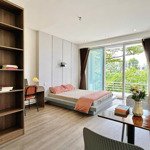 Cho thuê studio 35m2 full nội thất, ban công tại phan đăng lưu - bình thạnh