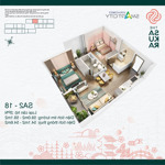 Bán căn hộ đẹp 2 pn tại sa1 the sakura - vinhomes smart city, 3,75 tỷ vnd, 55 m2