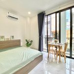 Khai trương căn hộ studio full nội thất có bancông siêu thoáng tại vĩnh hội q4 gần cầu kênh tẻ