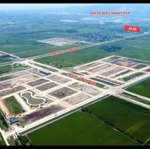 Bán đất nền dự án trong kđt giá 1.65ty lô 100m2 vị trí trung tâm thị trấn, mặt đường 68m có sổ đỏ