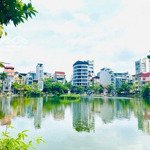 Bán nhà mặt hồ đầm tròn - 135 đội cấn đường 3 ô tô tránh view mặt hồ, diện tích: 99m2mặt tiền6m giá bán 30 tỷ