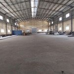 Cho thuê nhà xưởng tân phú trung củ chi, dtkv 5000m2, xây dựng 1500m2, giá bán 40 triệu/tháng